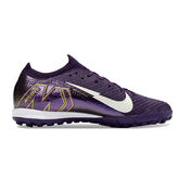 Chuteira Infantil Society Nike Zoom Mercurial Vapor 16 Elite TF Mbappe Roxa